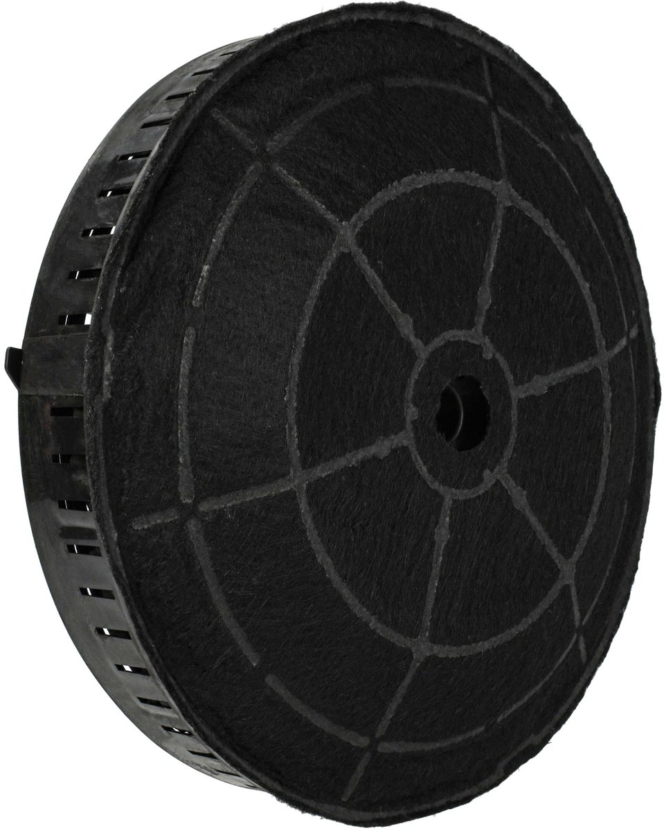 vhbw 4x actieve-koolfilter, compatibel met Elica 208355406165, 208355406177, 208355406166, 208355406340, 208355406339 afzuigkap – 17,2 cm