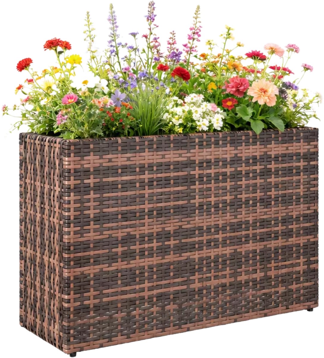 Verhoogde Plantenbak 45L Bruin – 58 cm Hoog