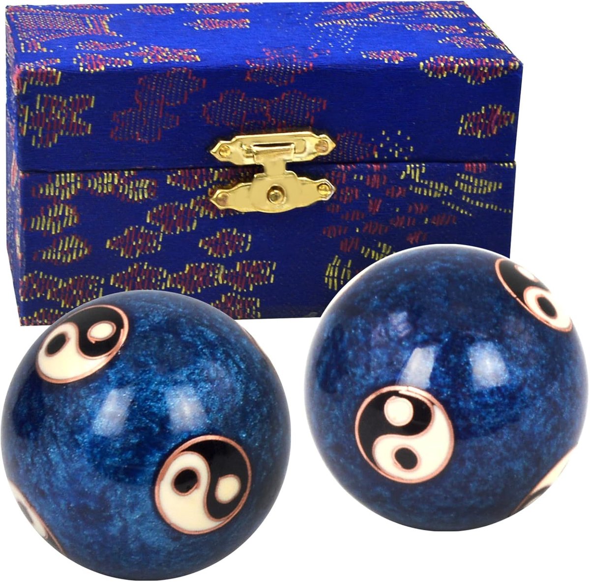 Shui Gezondheid Exersice Stress Relief Ballen Diameter: 3.8cm/1.5" W Gratis Mxsabrina Rode String Armband F1105