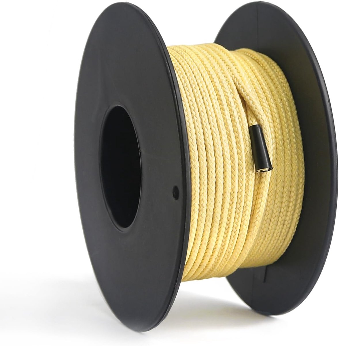 Gevlochten kevlar-lijnen, 1,5 mm 50FT/120FT-12 strengsnoer, hoge sterkte, slijtvast, vlamvertragend, geschikt voor kamperen, vliegerlijn, vissen, EDC-lijnen (50 FT)