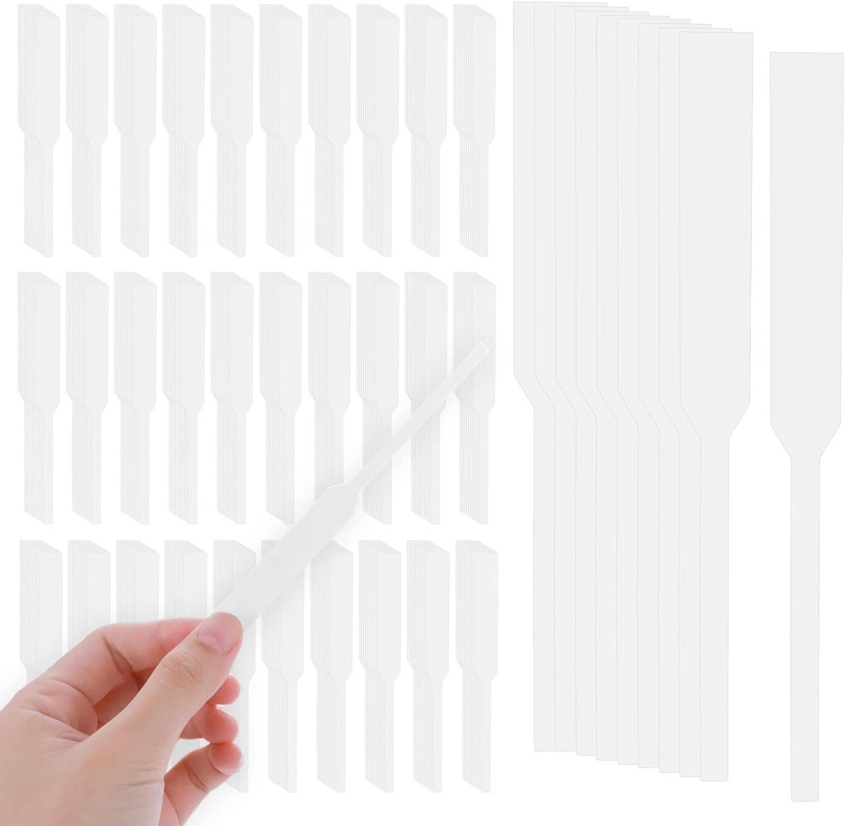200 Stuks Parfum Wit Papier Strips Voor Aromatherapie Geuren Testen Essentiële Oliën Test