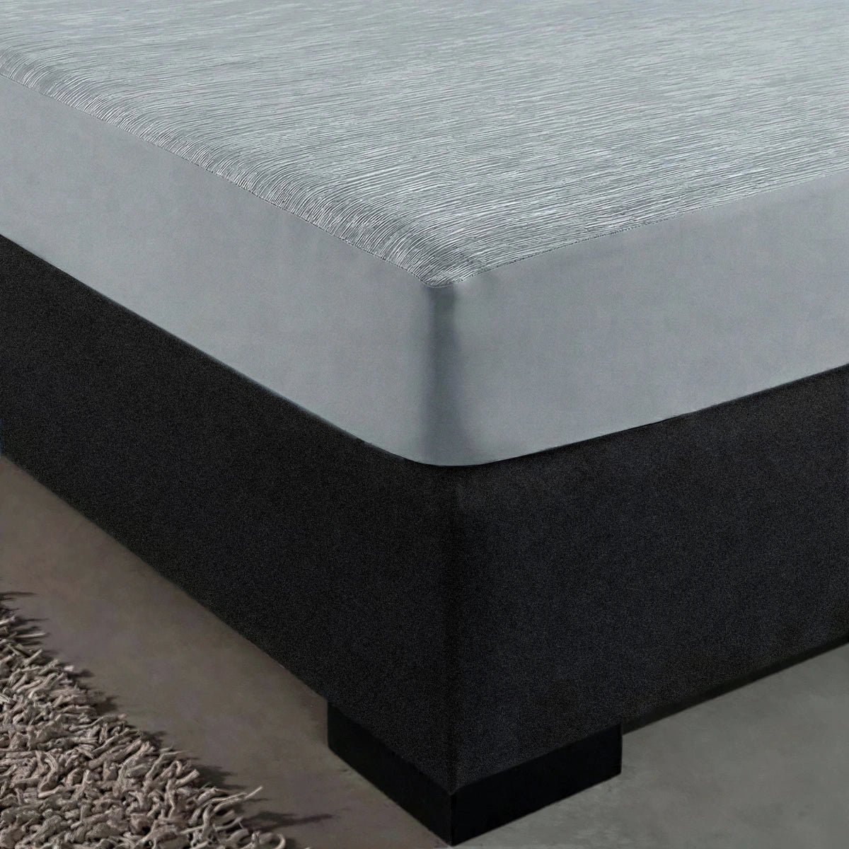Zelesta Special Cooling Blend Hoeslaken - Warm Linnen Grijs 90x200cm