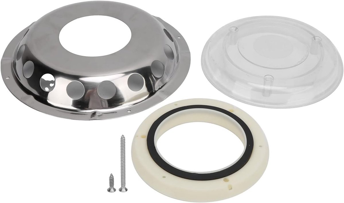 Ontluchter, Ventilatievenster Transparant Centrum voor Boten Marine Motor - Huizen Caravans, Diameter: 23cm