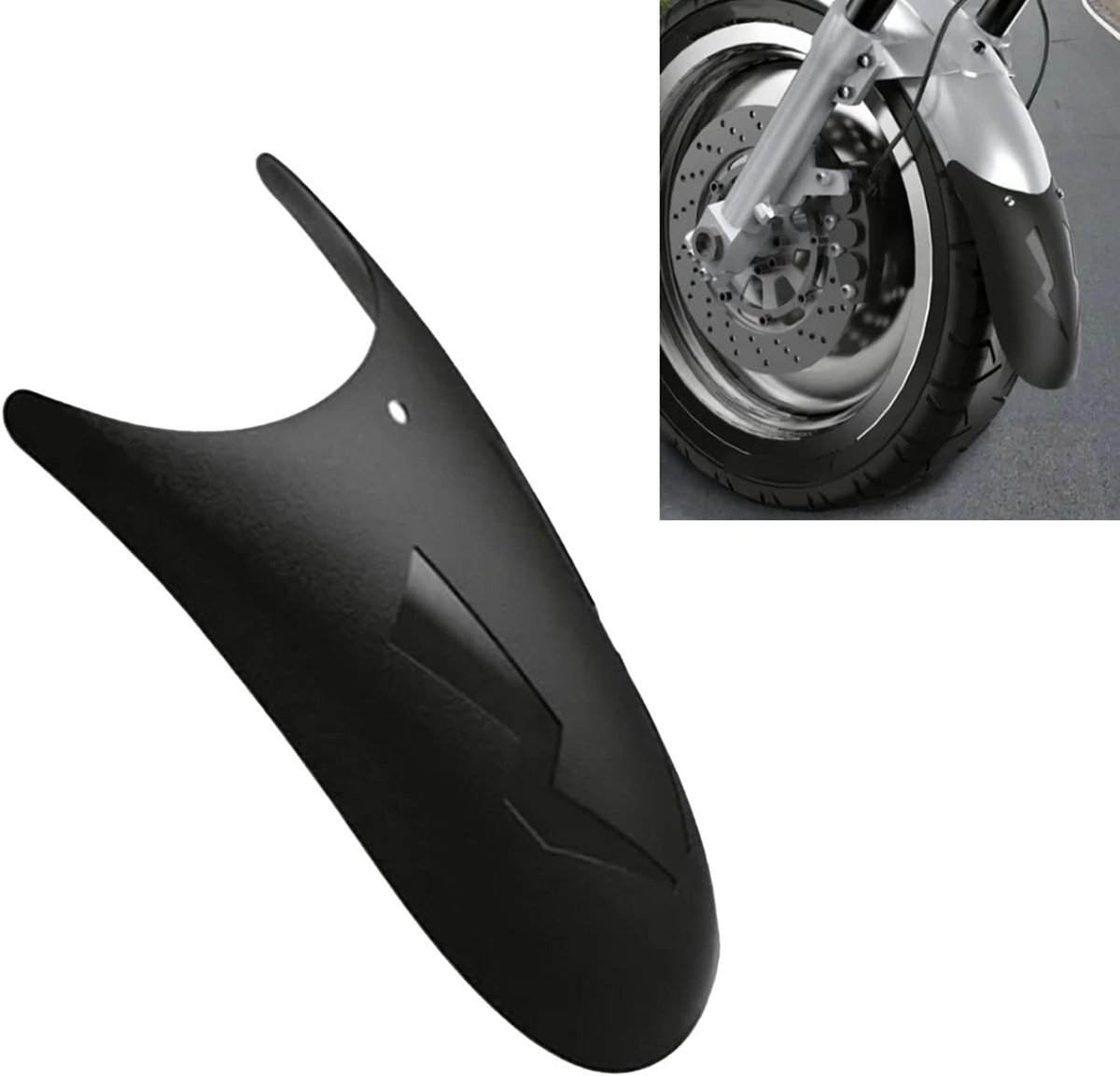 Voorspatbord van Motorfiets, Kunststof, Robuust, Uniek Patroon, Spatlappen voor Motorfietsaccessoires (B)