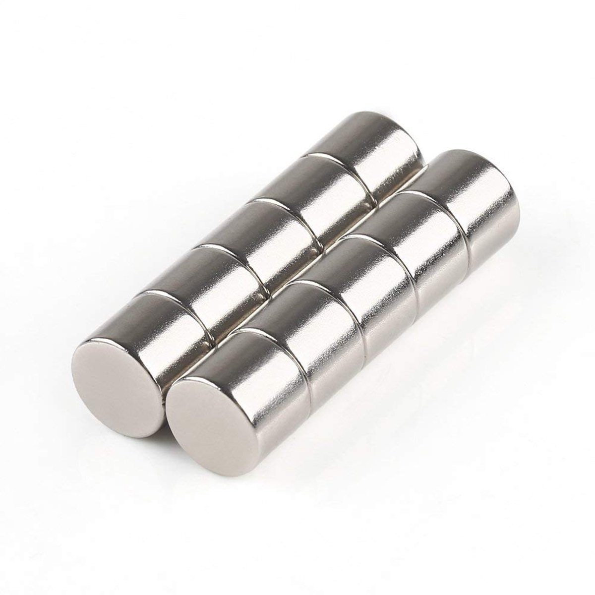 Magneten 8x5mm 10 stuks voor koelkast, knutselprojecten, whiteboard, kaart roestvrij staal