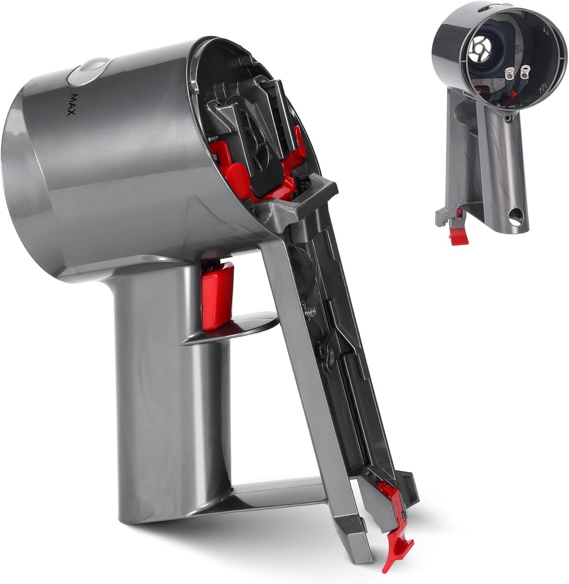 Behuizing met hoofdlichaam-montage voor Dyson V8 E-versie accustofzuiger-accessoires, SV10 Absolute Animal schakelaar-montagegreep, basisbehuizing, reserveonderdelen zonder motor, onderdeelnr