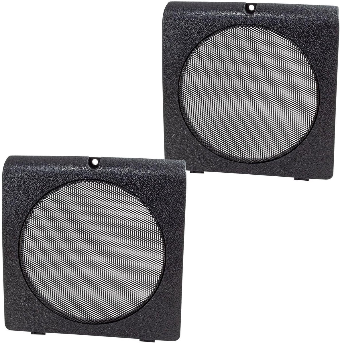tomzz Audio 2857-015 luidspreker rooster grill deurtas geschikt voor VW Golf 2 II, Jetta 2 II, zwart