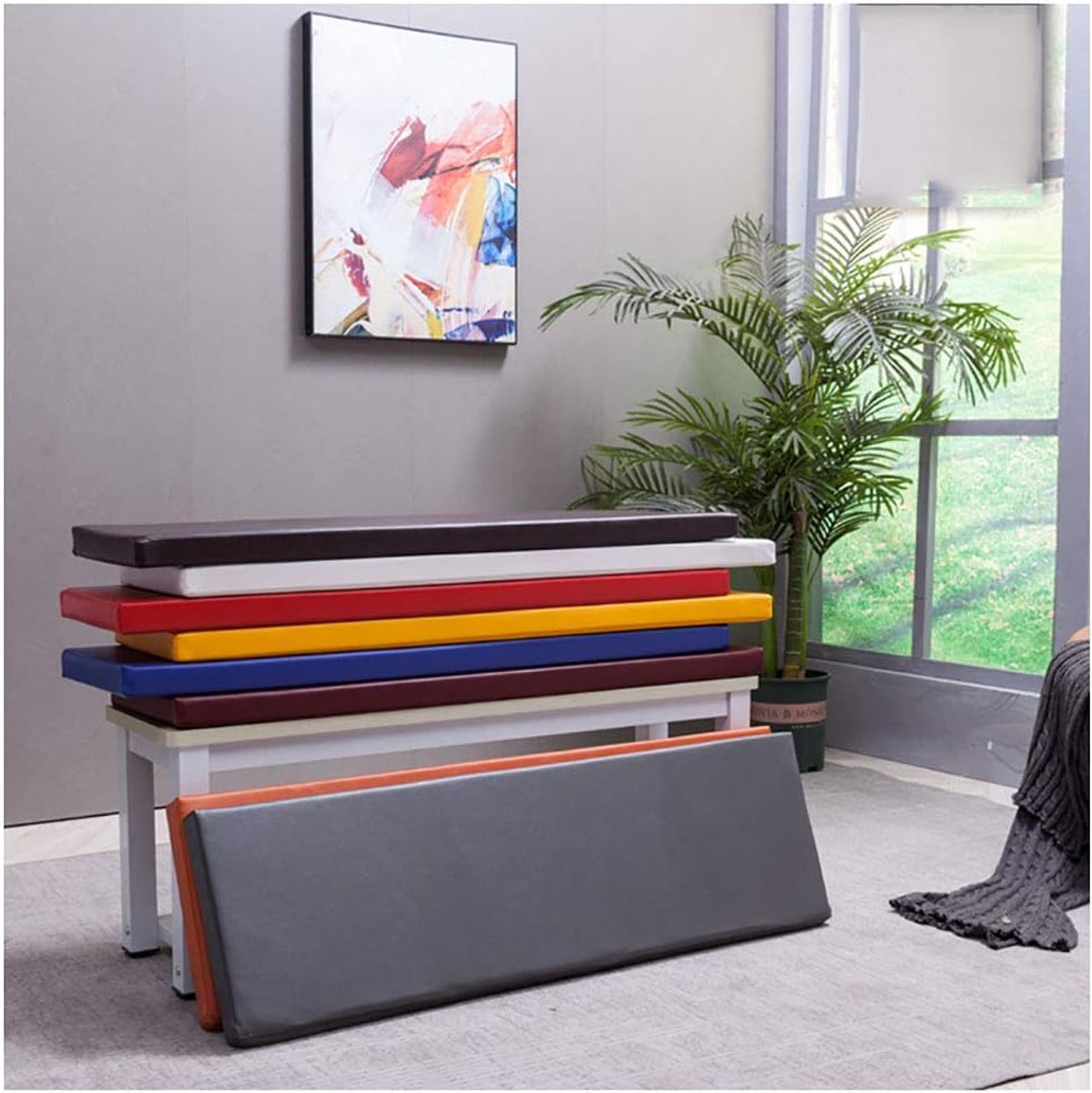 wangk Bank Zitkussen Bank Kussen Waterdicht antislip Settee Kussen Voor Patio Stoel Meubels Tuin Bank Patio Pad Bank Kussen