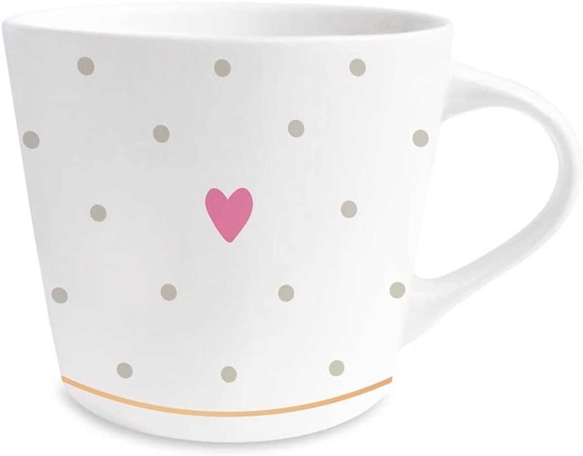 Koffiemok met 100% echt goud | porseleinen mok | 420 ml | Goedemorgen