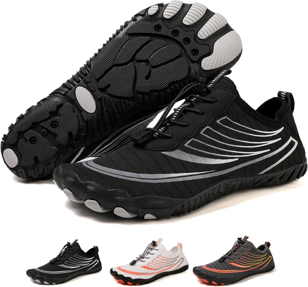Waterschoenen Heren Vrouwen Badschoenen Aquaschoenen Surfschoenen Zachte Lichte Strand Yoga Ademend Sneldrogende Zwemschoenen Gr.36-47