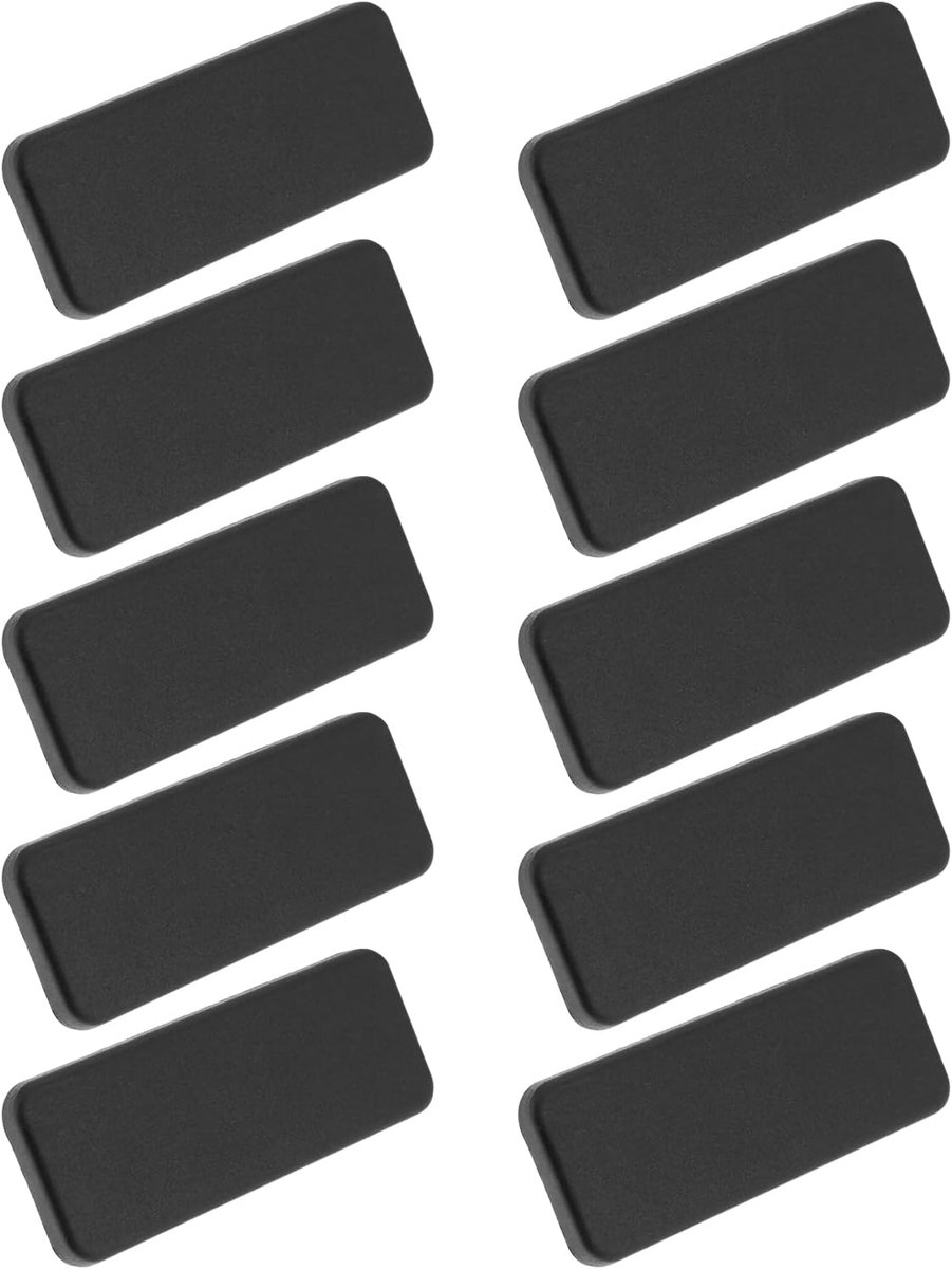 Store 10Pcs 1640 Blck Aluminium Profiel End Caps Plastic Extrusie End Cap Industriële 16x40mm Voor I-Slot 8 Aluminium Profielen