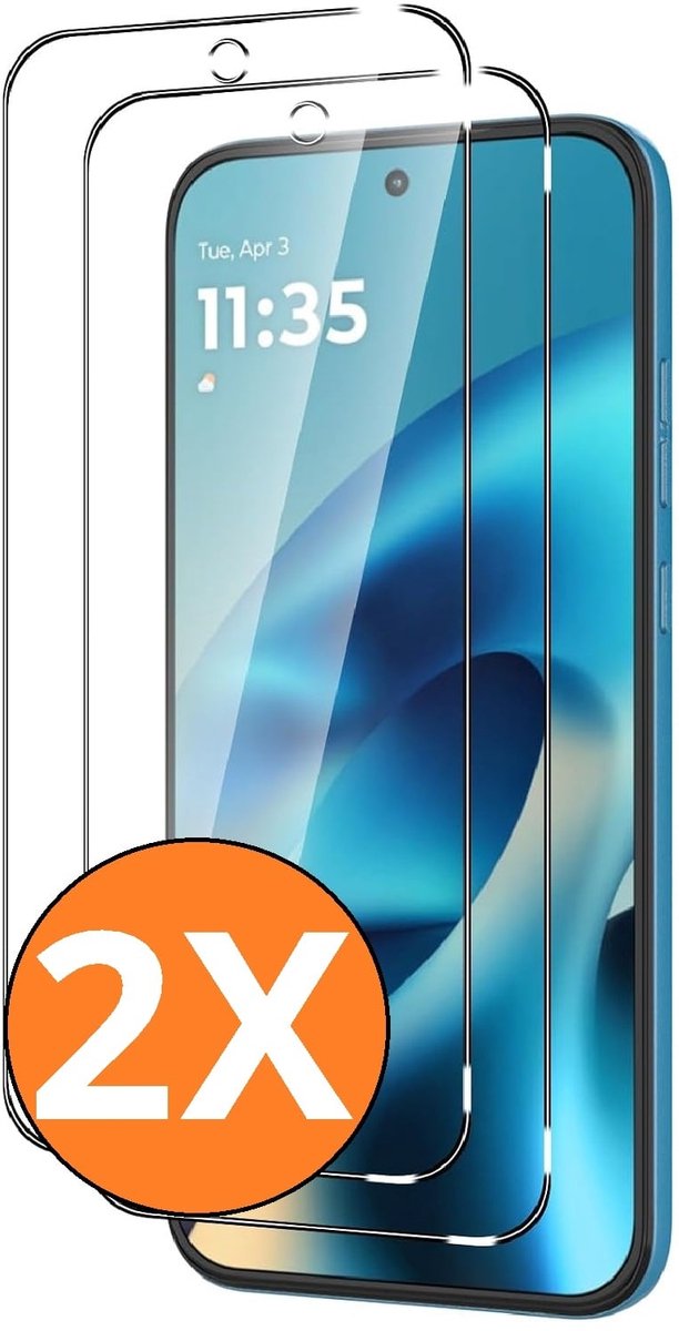 Screenprotector Geschikt voor Motorola Moto G87/G67/G77 5G Screenprotector - 2 Stuks Glas Gehard Motorola Moto G87/G67/G77 5G Tempered Glass