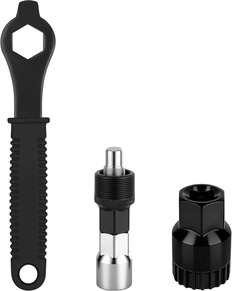 Cranktrekker voor op de fiets, met sleutel, reparatiegereedschap, trekker voor fietsen, leuke uitrusting voor outdoor-wielrennen
