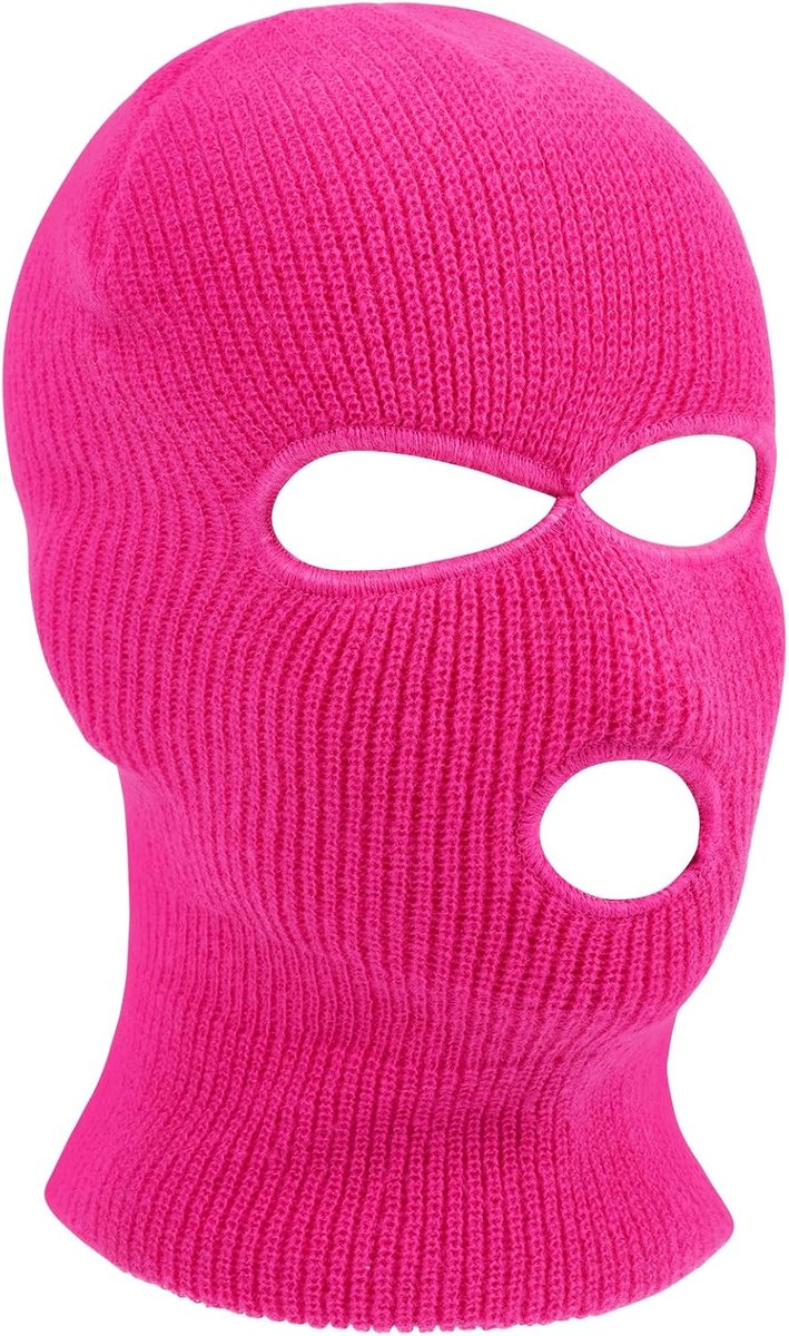 3-gaats / 2-gaats stormmasker, gebreide bivakmuts, skimuts voor motorfiets en fiets, multifunctioneel masker