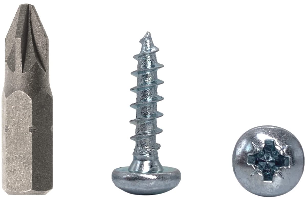 500 stuks DIN 7981 verzinkt staal 5,0 x 20 mm houtschroeven, spaanplaatschroeven met pankop, universele Pozi-aandrijfschroef, PZ volledig schroefdraad (500, 5,0 x 20 mm)