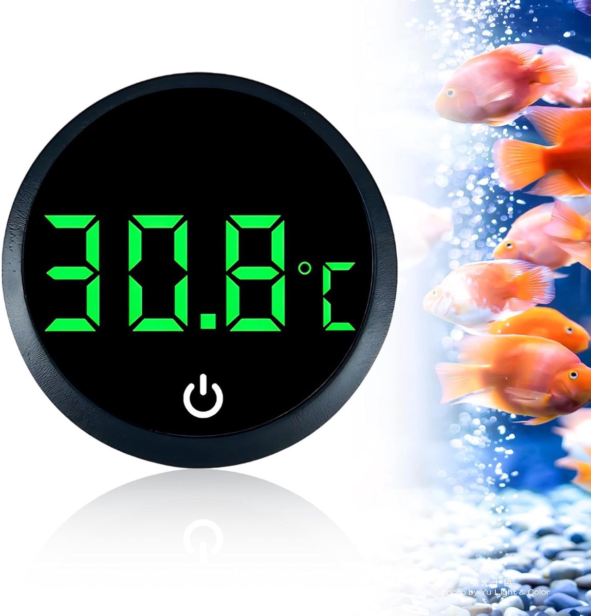 mini-thermometer voor aquaria, met led-display, temperatuursensor voor zoetwateraquaria (℃)