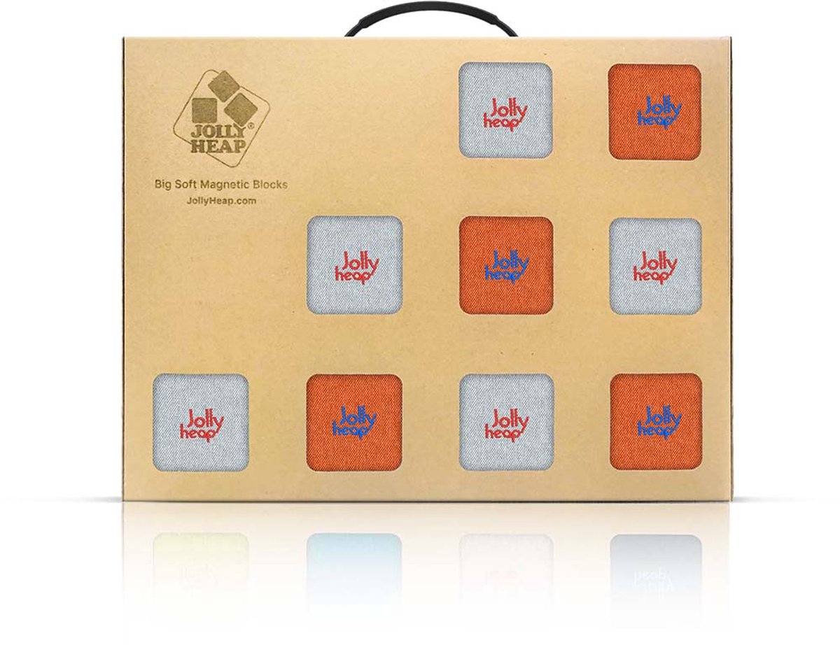Jolly Heap Pixi set magnetische blokken 12 stuks