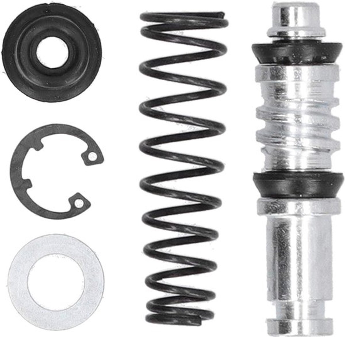 Revisieset voor Remmeester Cilinder, Onderhoudsset voor Motorfiets Koppeling en Rempomp met O-ringen en Pistonstangen 12.7mm