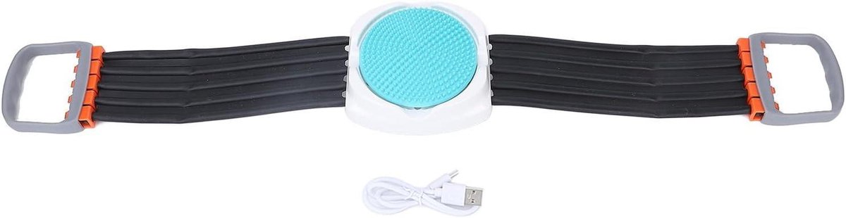 Elektrische Badborstel - Lichaamsdoucheborstel Massager - Huid Reinigen - Automatische Overbelastingsbeveiliging - 100 cm - Wit