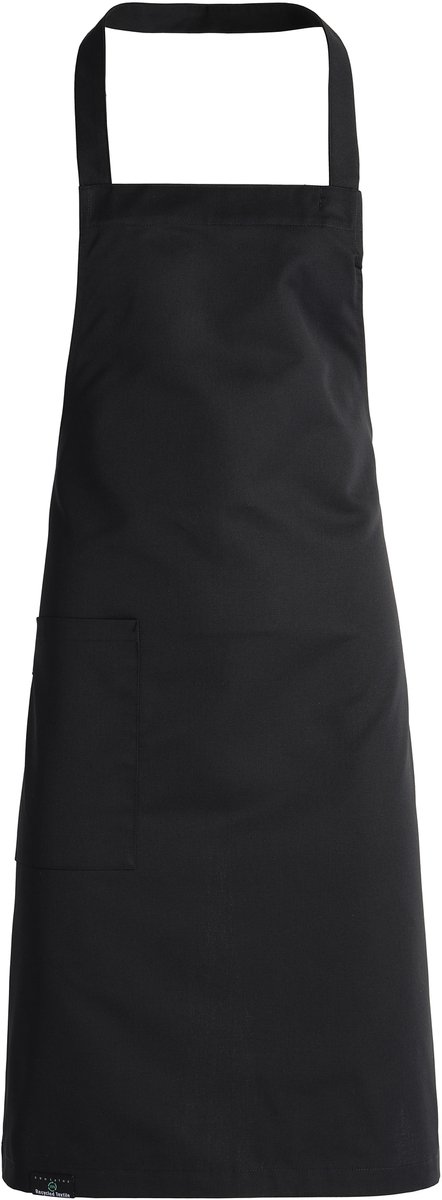 Kentaur Bib apron w. pocket 30430-152 - Black - UNI