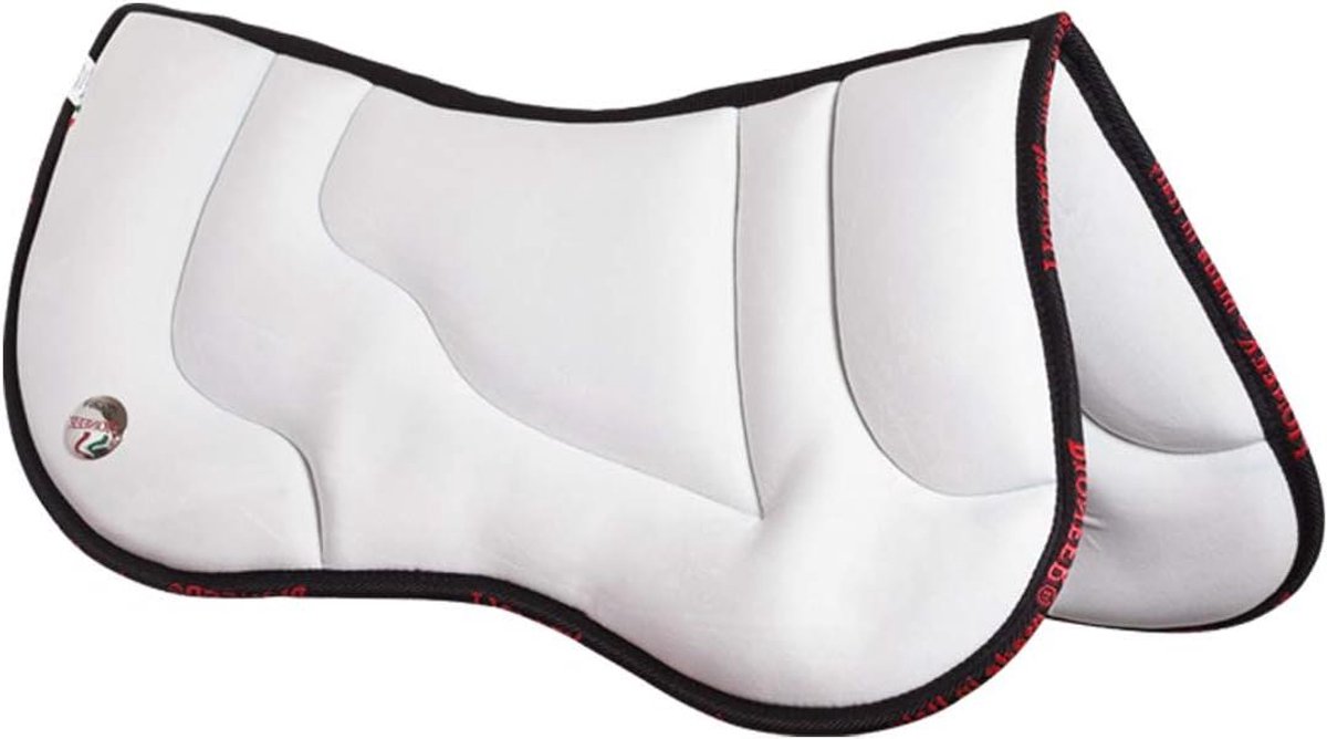 Zadeldek Paard - Microvezel Dek - Paardrijden Comfort - Schokabsorberend Schuim - Volledig - Bordeaux