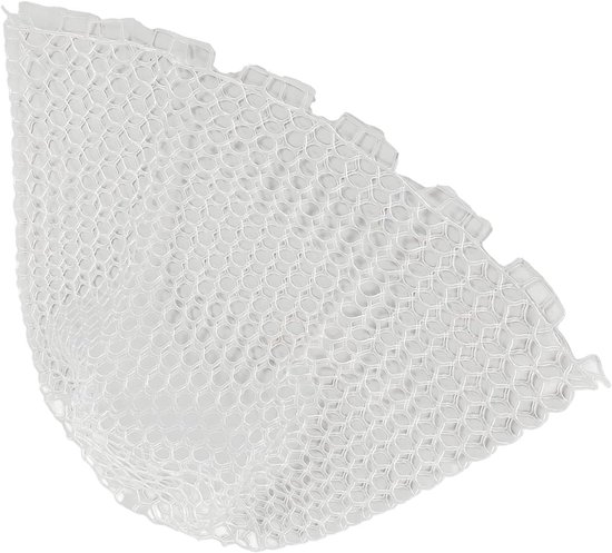 Visnet Rubber - Schepnet Vissen - Buitenvissen - Visvriendelijk Gaas - 55 cm Diep - Transparant Wit — afbeelding 3