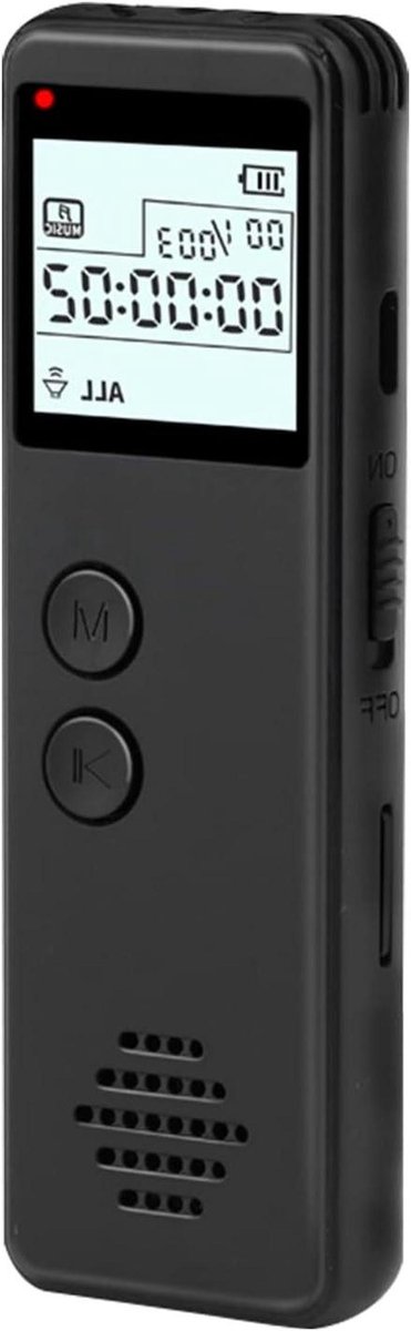 16 GB digitale dicteerapparaat, spraakactive-recorder, ruisonderdrukking, dicteerapparaat, MP3-speler, HD-opname, 10 uur continue opname, line-in-functie voor vergaderingen