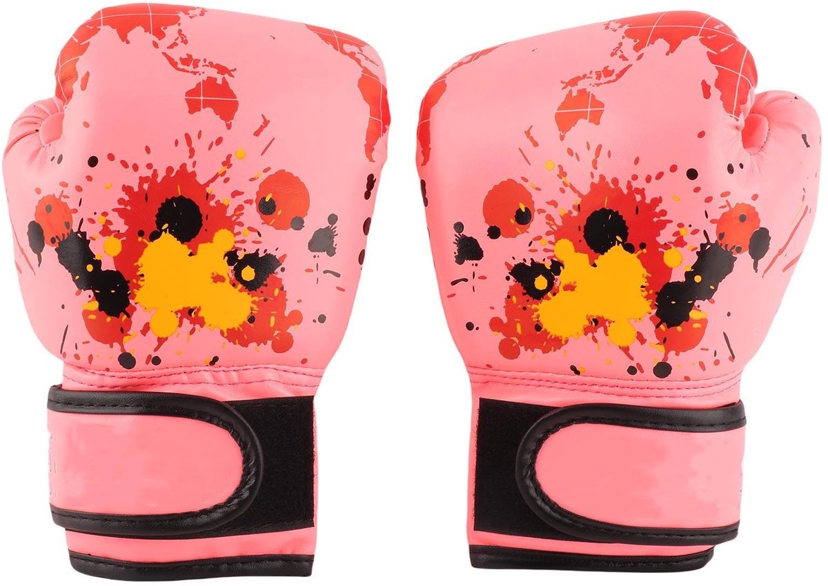 Dailygoods- Bokshandschoenen Kinderen - Duurzaam PU-leer - Ademend - Schokabsorberend - Flexibel - Voor Punchtraining - Vechtsporthandschoenen