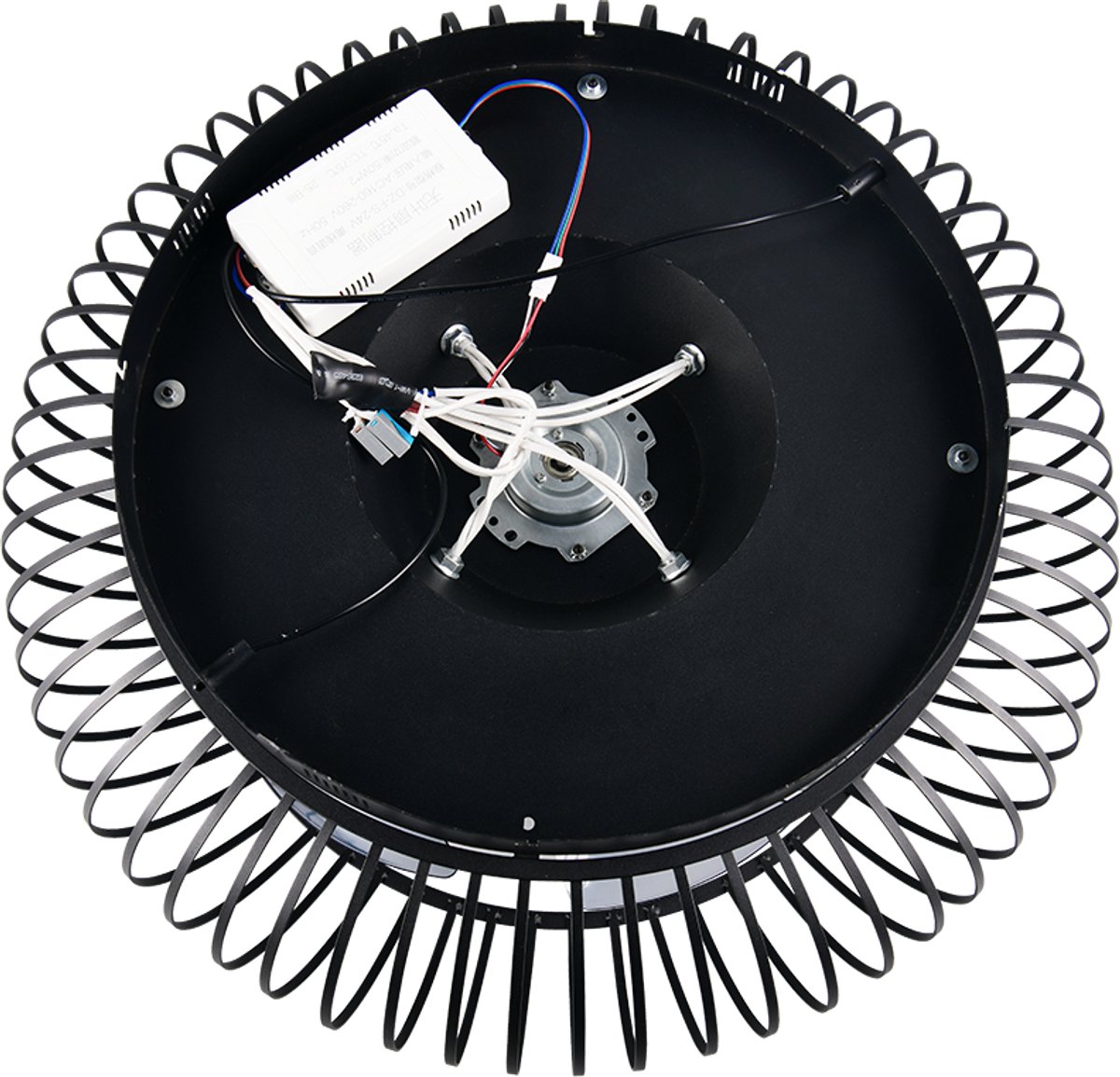 Fantiluxe - Agnes - Plafondventilator met verlichting - Zwart - Ø61cm - Afstandsbediening - Met lamp - Plafond ventilator - Slaapkamer thumbnail 3