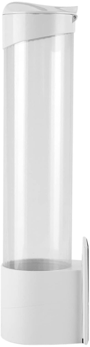 Dailygoods- Bekerdispenser Duurzaam - Wandgemonteerd - Kunststof - 50 Stuks - 7,5 cm Diameter - Geschikt voor Kantoor/Restaurant