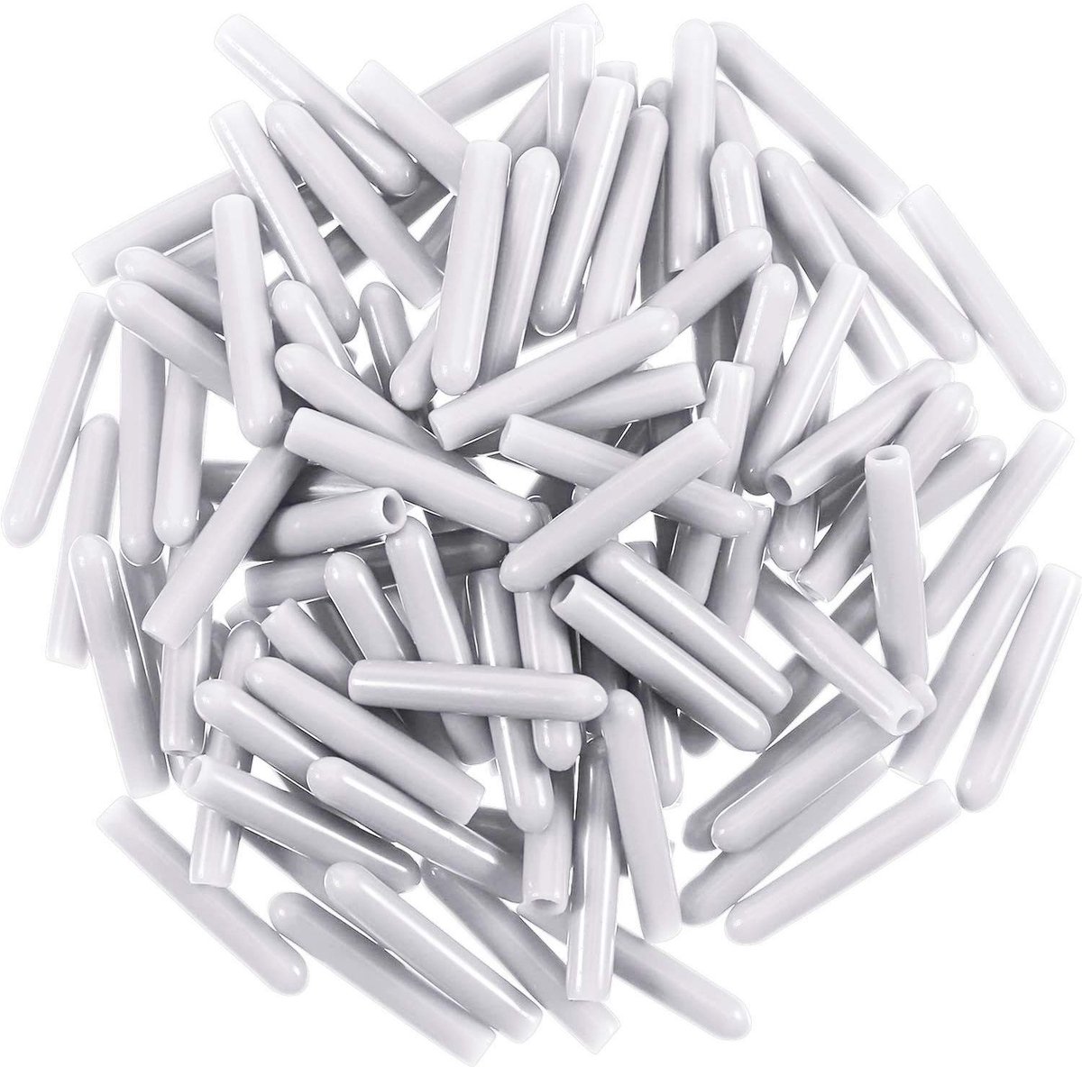 Dailygoods- Vaatwasserrekdoppen 100 stuks - Siliconen Beschermingspinnen - Antislip Tips - Vaatwasserrek Caps - 3,2 mm Binnendiameter - Duurzaam Materiaal - Vaatwasserbeschermdoppen