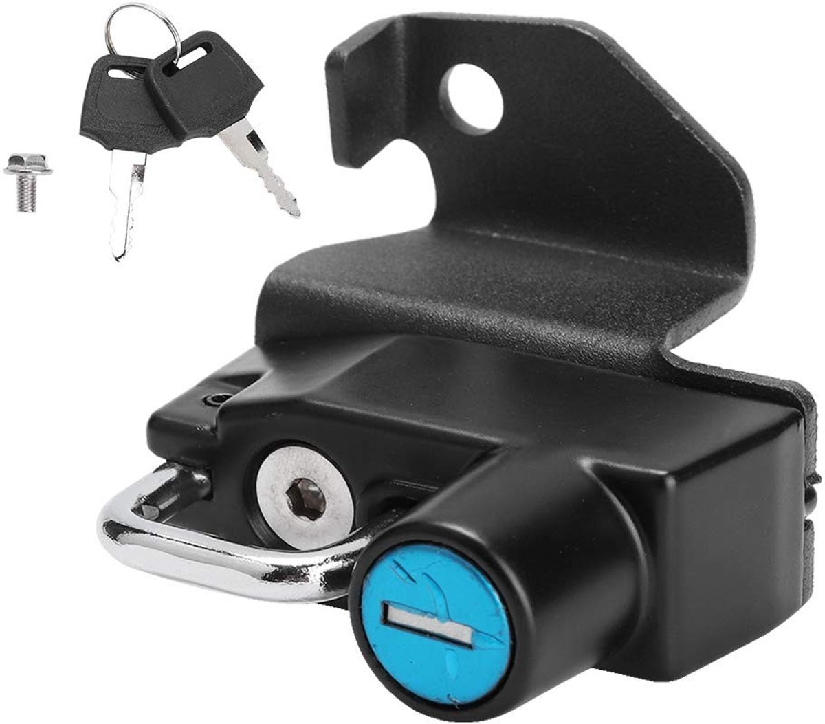 Dailygoods- Motorhelm Slot Aluminium - Helmslot - Anti-Diefstal - Beveiliging - Compact - Geschikt voor Kawasaki Vulcan S 2015-2019