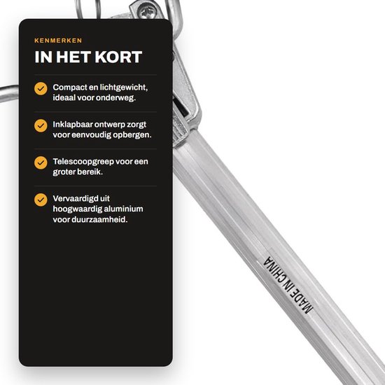 Jhubersproducts - Opvouwbaar vissen landingsnet - Draagbaar vissen van Jhubersproducts — afbeelding 2