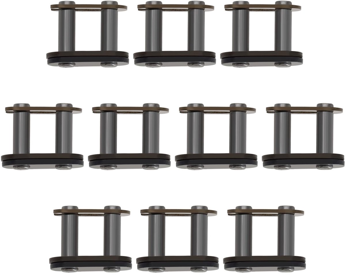Dailygoods- Kettingschakel Staal - 10 Stuks - T8F Model - Vervangingsonderdeel - Geschikt voor 43cc/47cc/49cc - Eenvoudige Installatie - Kettinglink
