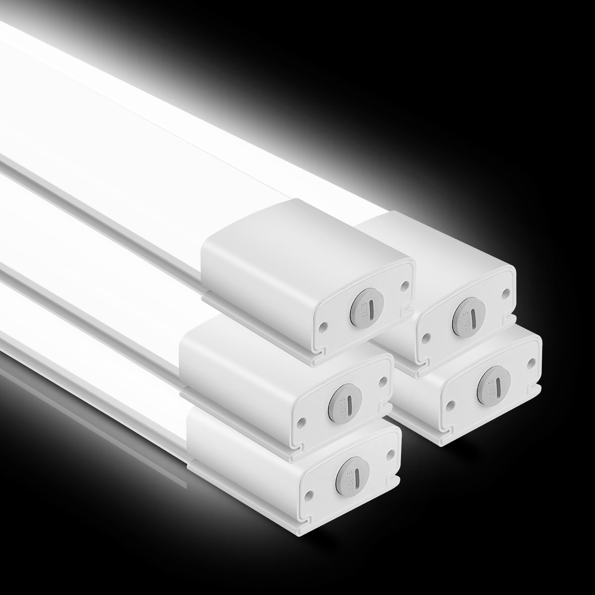 Oraymin 5x LED Garageverlichting 60 cm - Koppelbaar - Waterdicht IP66 - 30W 3300LM - 4000K