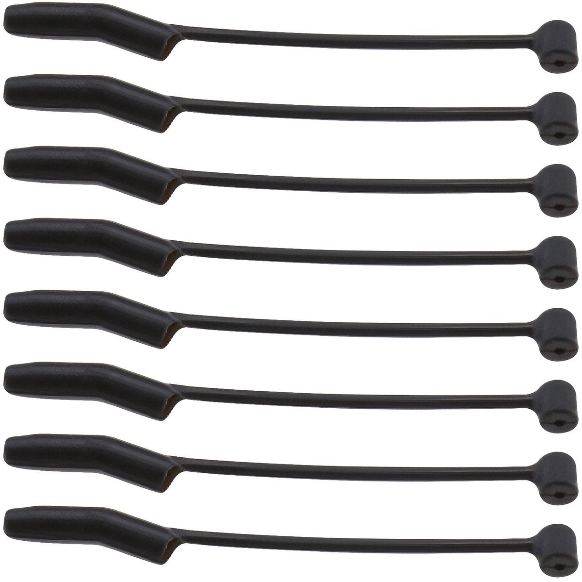 Dailygoods- Aligners 30 Stuks - D Rig Accessoires - Rubber - Waterdicht - Flexibel - Lengte 32 mm - Perfect voor Karpervissen - Vishaken