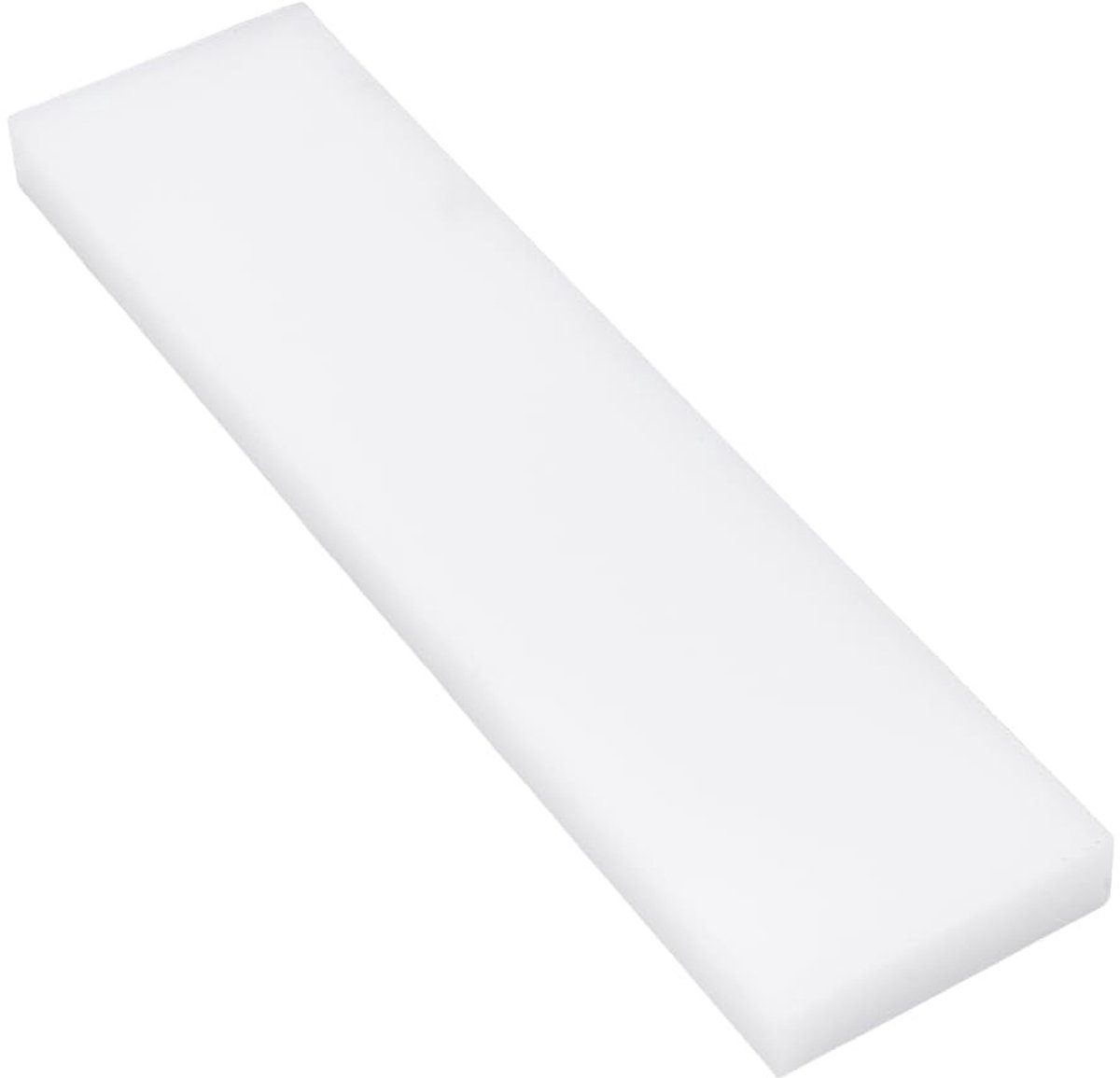Dailygoods- Blok HDPE 30,5 x 7,6 x 2 cm - Kunststof - Vloerrenovatie - Doe-het-zelf - Robuust - Duurzaam - Kunststofblok