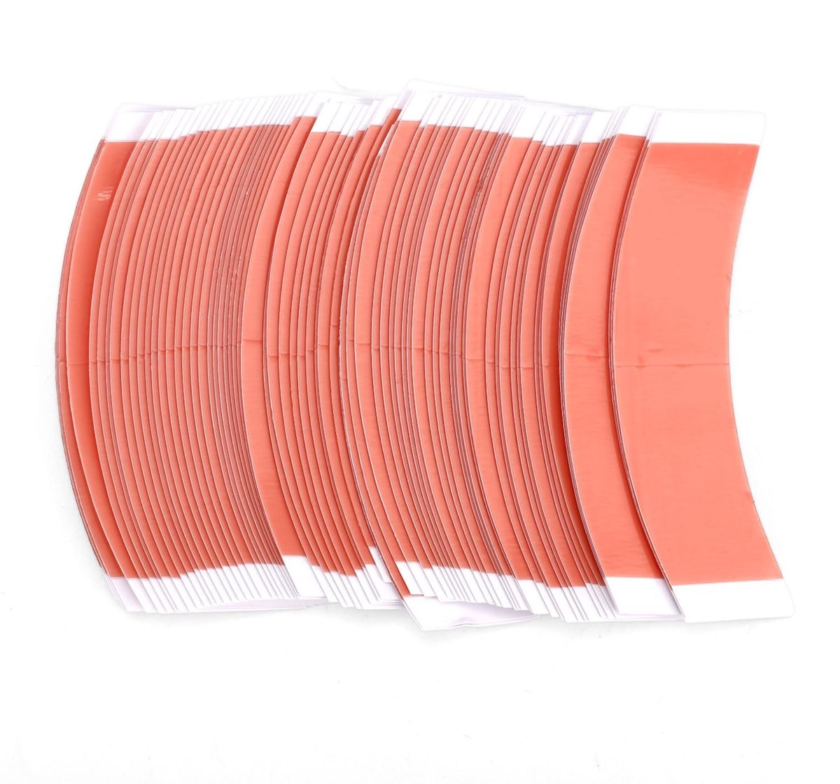 Dailygoods- Kantpruiktape 72 Stuks - Dubbelzijdige Waterdichte Tape - Sterke Kleefband - PU-Materiaal - Compact en Draagbaar - 8,9x2,2 cm - Pruiktape