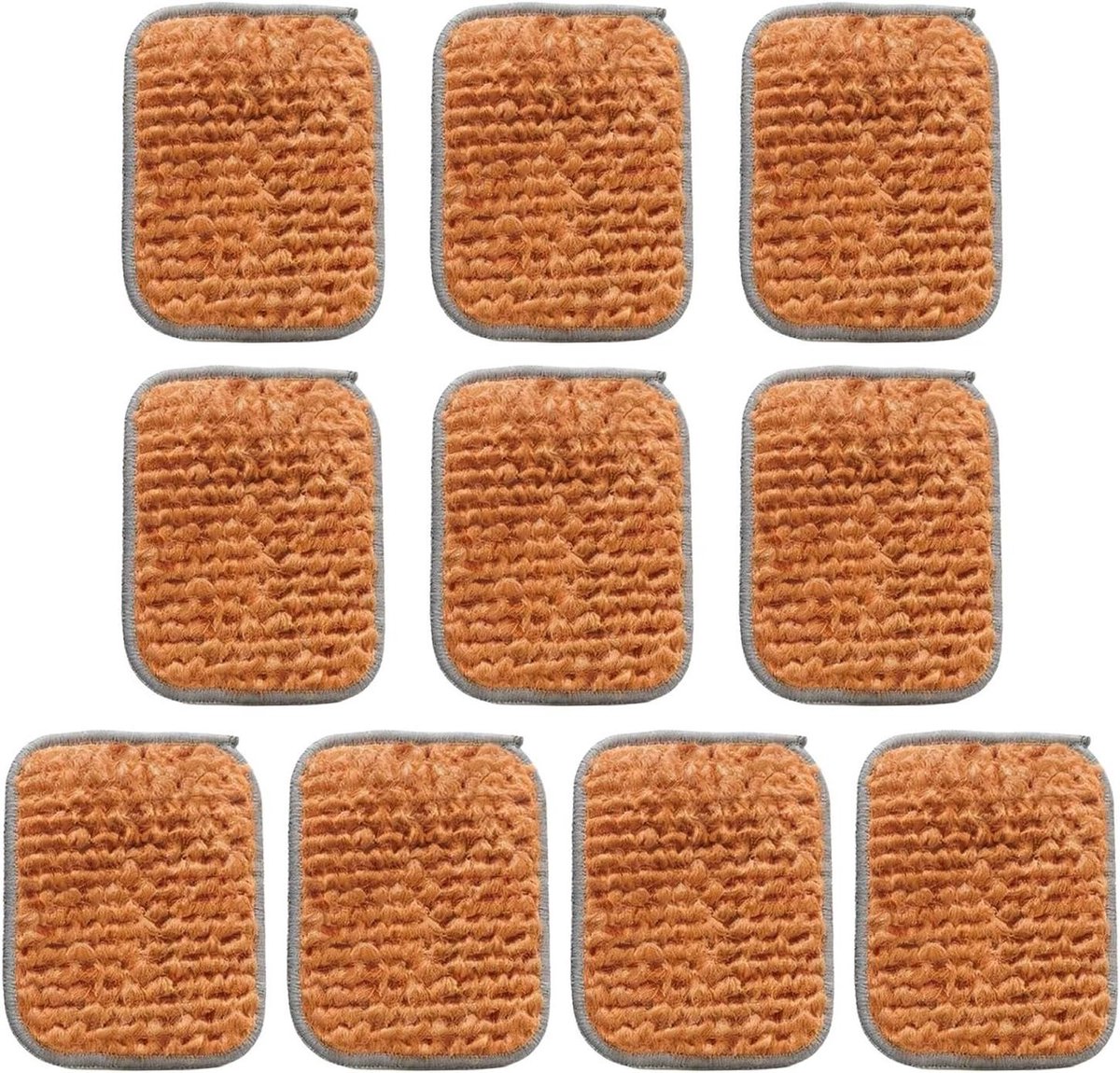Schuurpads - Vaatdoek Scrubber - Keuken Reinigen - Dubbelzijdig Ontwerp - 10 stuks - Niet gespecificeerd