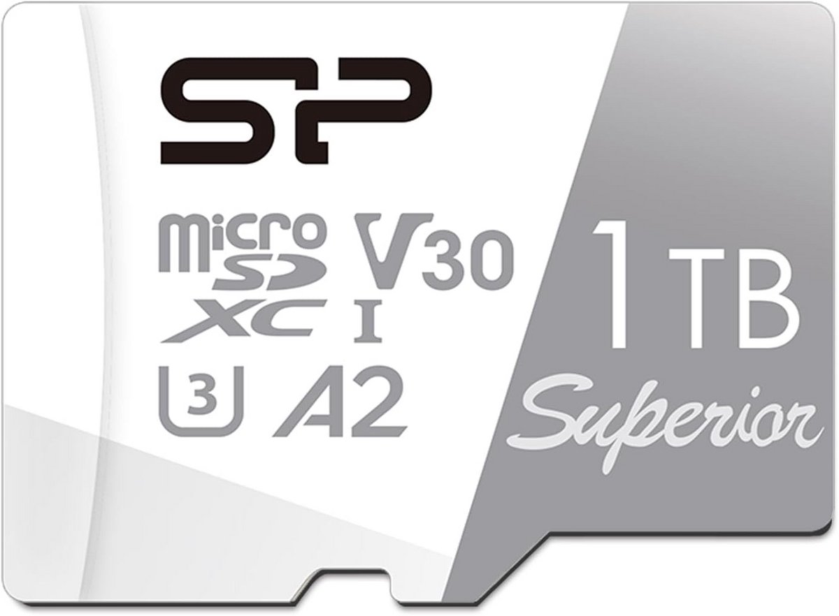 Micro SD Kaart - Opslagkaart Geheugen - App Snelheid - A2 App Prestaties - 1TB - Zwart