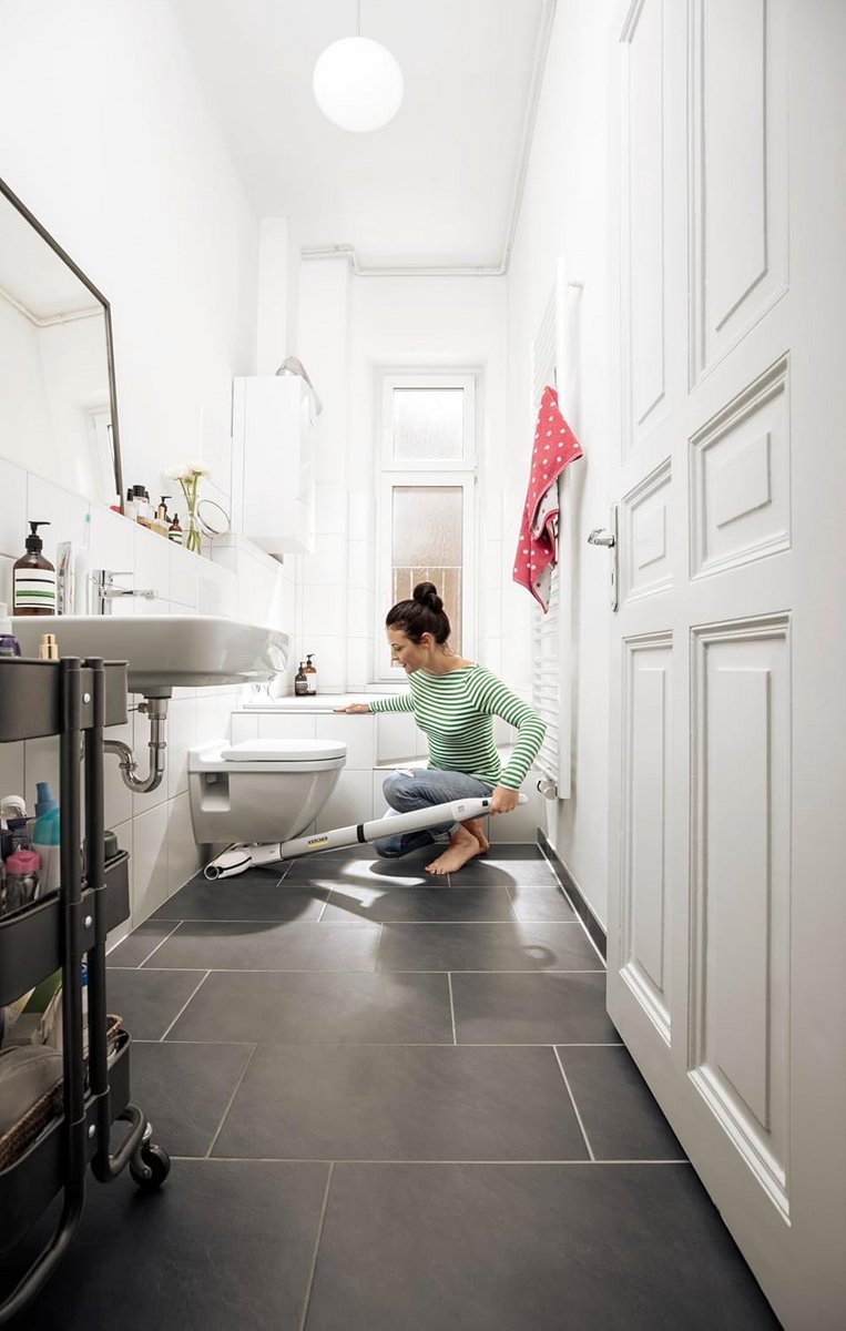Kärcher Elektrische dweil EWM 2; draadloze vloerreiniger met 2 roterende microvezelrollen; accuduur elektrische mop: ca. 20 min; oppervlakte per acculading: ca. 60 m² – foto 6