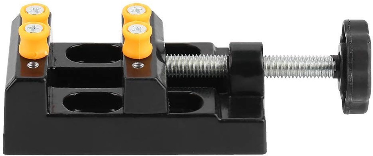 Dailygoods- Bankvise Mini - Lichtgewicht - Schokbestendig - Voor Hobbywerk - Voor Juwelenproductie - Handen Vrij - Metalen/Plastic - Mini Vise