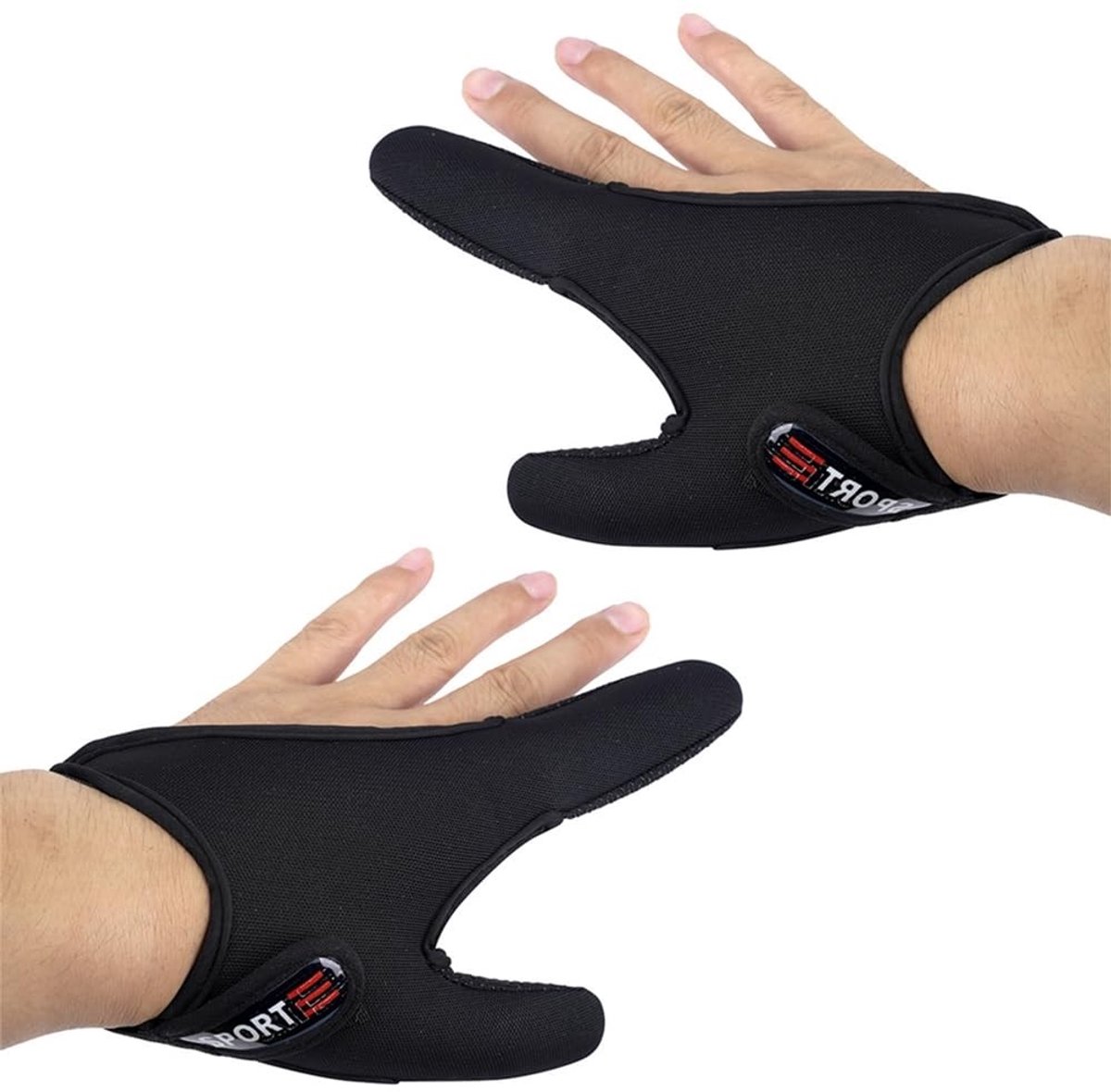 Dailygoods- Vissenhandschoen Antislip Ontwerp - Professionele Vinger Protector - Neopreen - Verstelbare Polsband - Flexibele Vingers - Slijtvast - Vishandschoenen