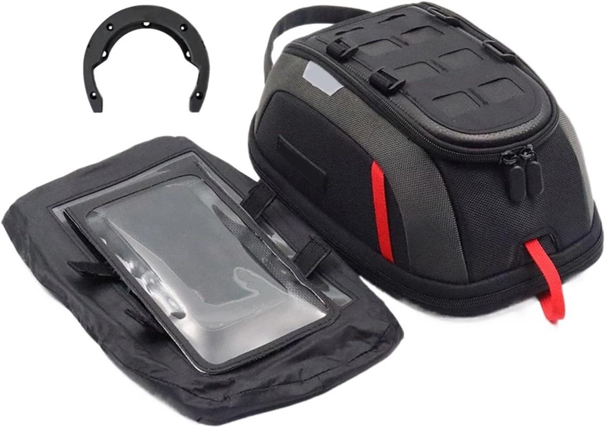Motor Tanktas - Magnetische Tas - Motor Rijden - Magnetische Bevestiging - 4.5L-6.5L Capaciteit - Zwart