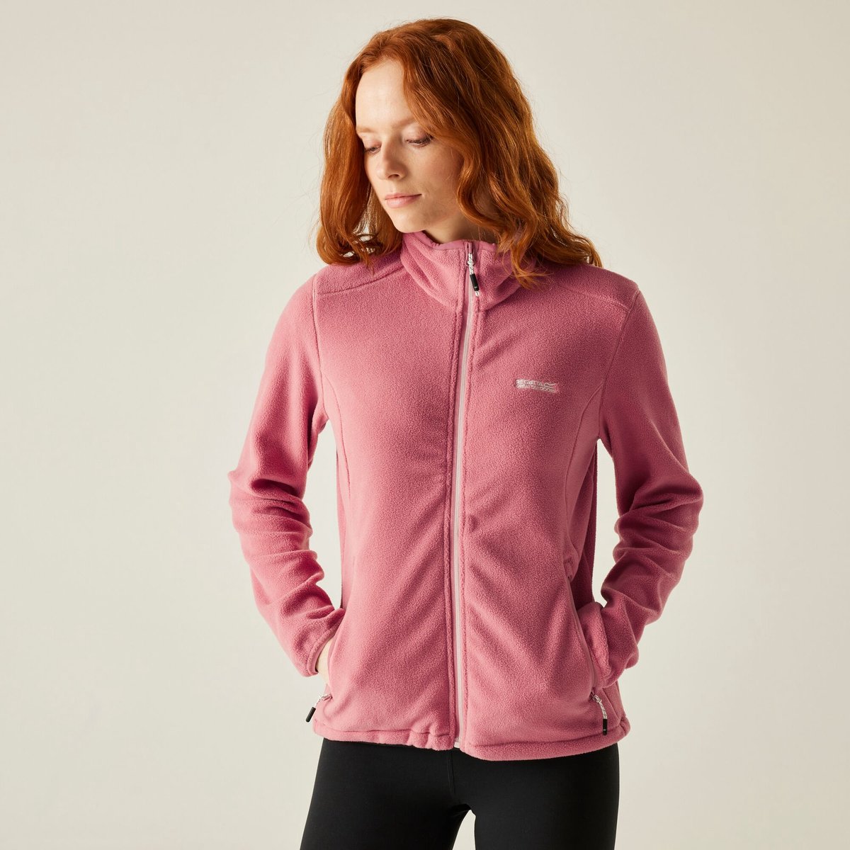Fleece met volledige rits voor dames Regatta Floreo IV Roze