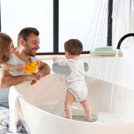 Baby Douche Standaard - Bad Hulpmiddel - Veilig Baden - In Hoogte Verstelbaar - Opvouwbaar Ontwerp - Enkel — afbeelding 2
