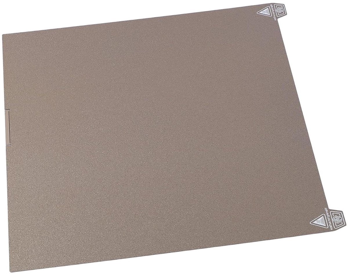 3D Printer Bouwplaat - PEI Plaat - 3D Printen - Dubbelzijdig Gestructureerd - 370x370mm - Zwart