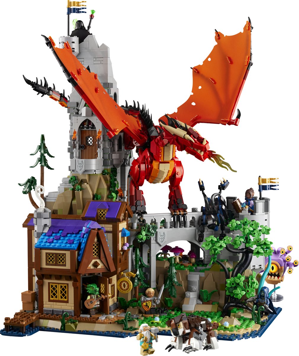 LEGO Ideas Dungeons & Dragons - het verhaal van de rode draak - 21348 – foto 6