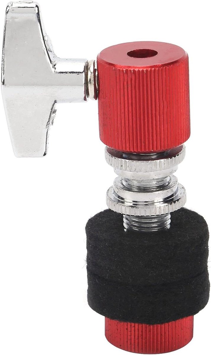 Hi Hat Clutch - Cimbaal Clutch - Drummen - Zelfsluitende Knop - 8 cm - Rood