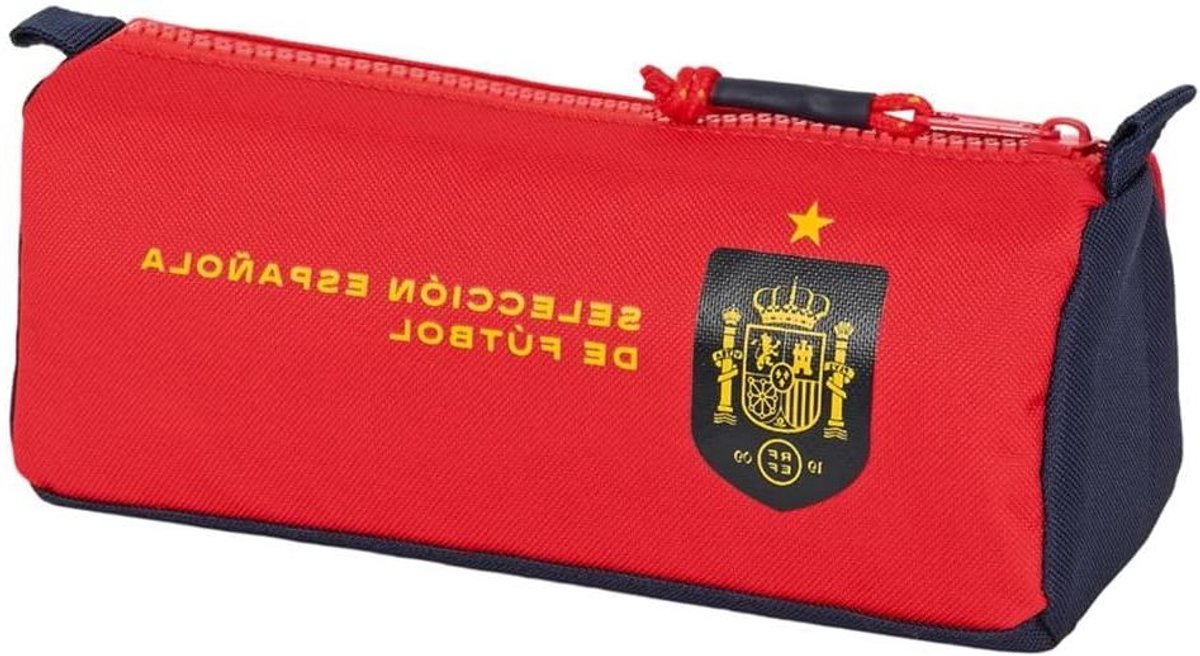 Pennenetui Spaans Elftal - Etui Kinderen - Schoolbenodigdheden Opbergen - Officieel Merk Ontworpen - 210 x 70 x 80 mm